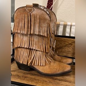 Fringe Dingo cowboy boots